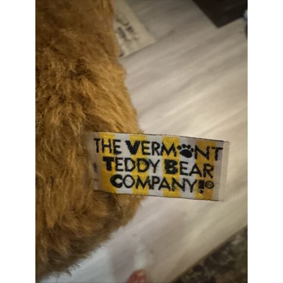 Vintage The Vermont Teddy Bear Company Double Jointed Brown Plush Toy Doll - Picture 6 of 7